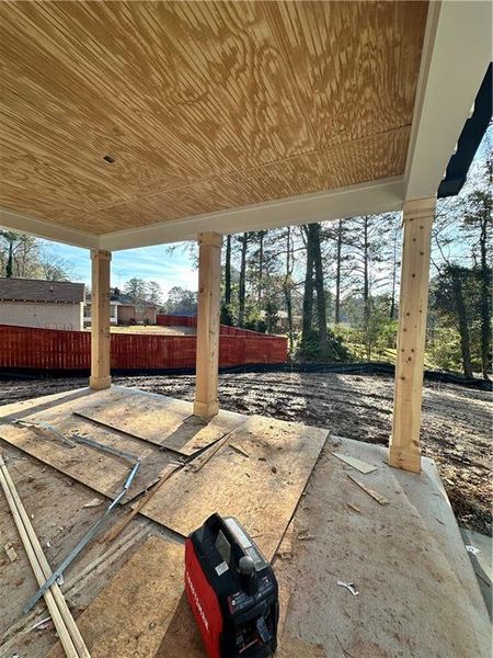 In-progress construction of a new home in , Atlanta, GA (Image 19).