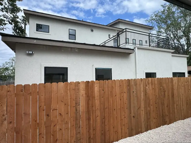 Exterior details and patio area of a home in , San Antonio (Image 21).