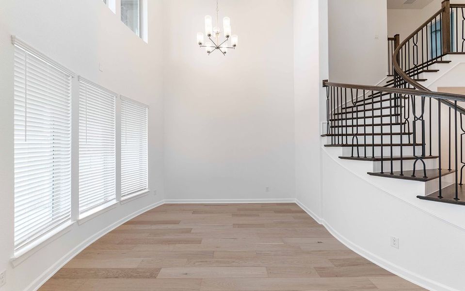 Spacious, unfurnished interior of a new home in Heath Golf & Yacht Club, Heath (Image 19). Spacious, unfurnished interior of a new home in Heath Golf & Yacht Club, Heath (Image 19).