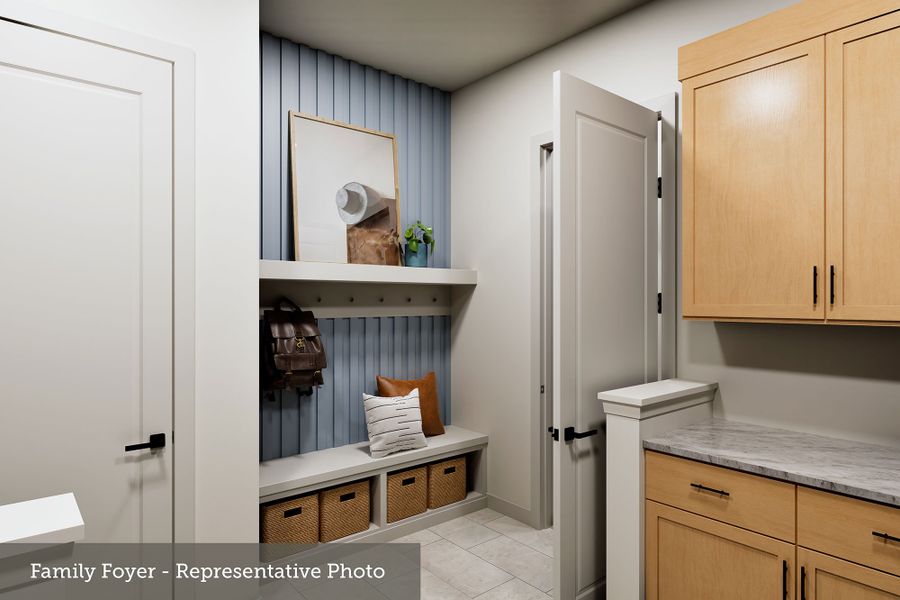 Furnished interior view inside a new home in COLTON - Parkview Collection, Todd Mission (Image 4).