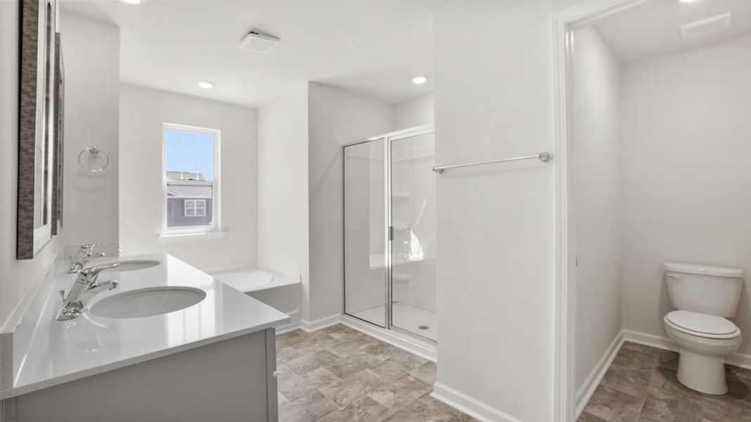 Furnished interior view inside a new home in Durbin Meadows Traditions, Fountain Inn (Image 11).