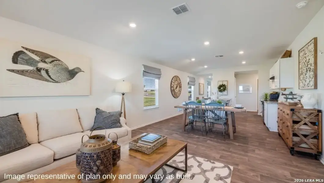 Furnished interior view inside a new home in Stonehill, San Antonio (Image 9).