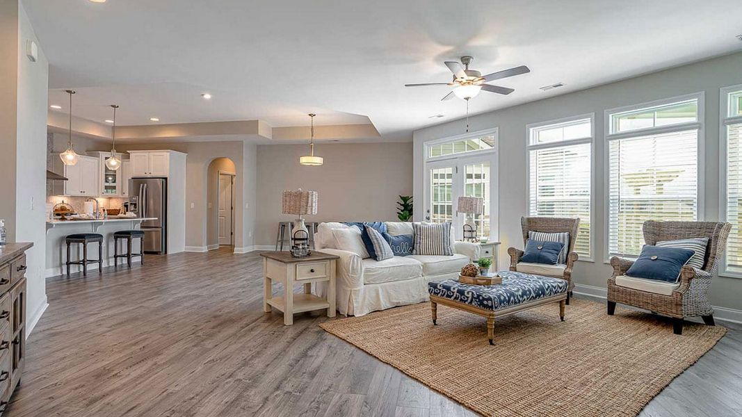 Representative furnished interior of a home built from the Promenade Craftsman by Epcon Communities in The Cottages at 78 North, Sanford (Image 6). Representative furnished interior of a home built from the Promenade Craftsman by Epcon Communities in The Cottages at 78 North, Sanford (Image 6).