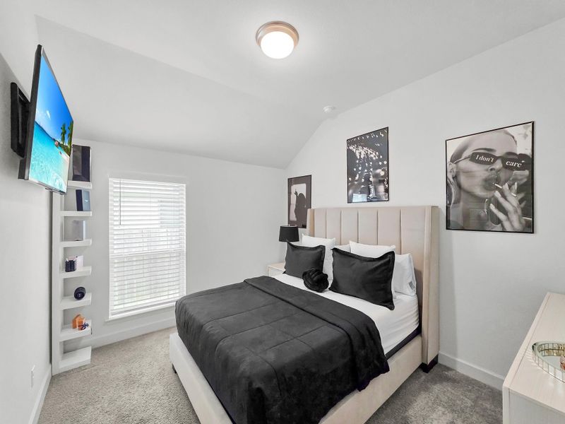 Furnished interior view inside a new home in Artavia, Conroe (Image 18).