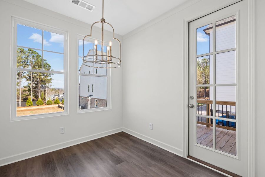 Spacious, unfurnished interior of a new home in The Village at River Green, Canton (Image 16).
