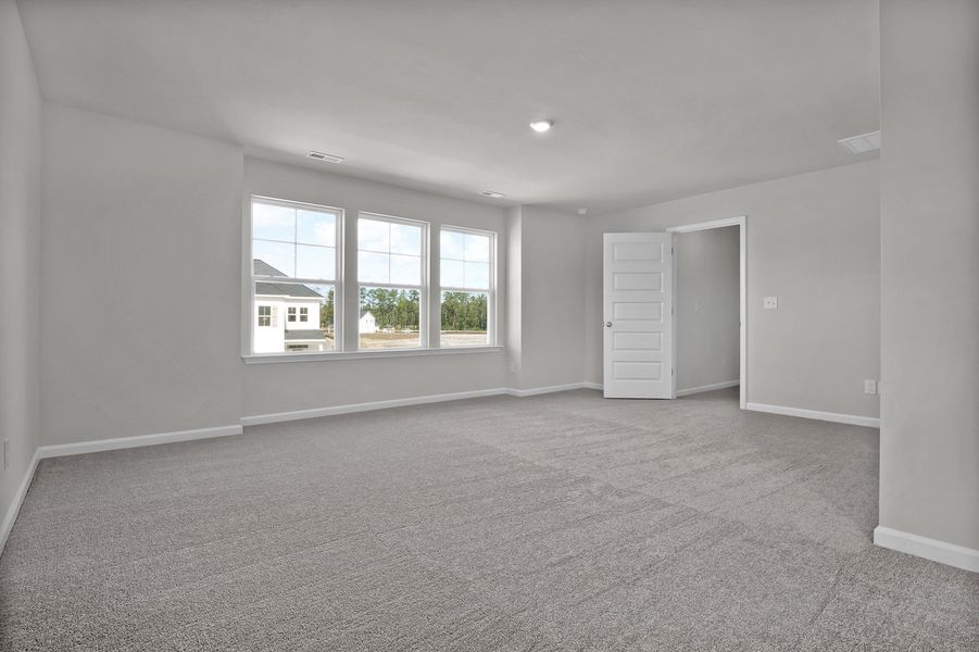 Spacious, unfurnished interior of a new home in Grand Park, Leland (Image 19). Spacious, unfurnished interior of a new home in Grand Park, Leland (Image 19).