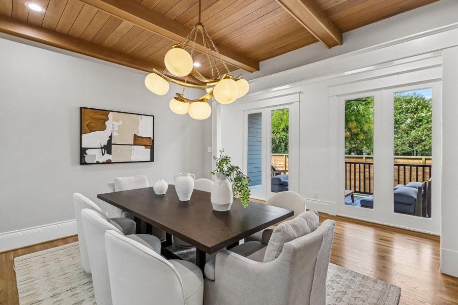 Furnished interior view inside a new home in , Houston (Image 9).