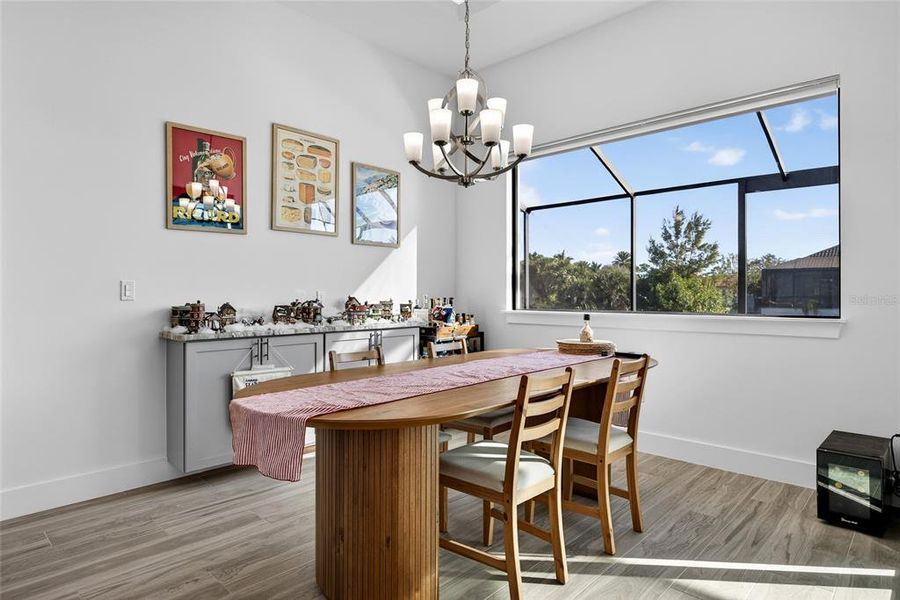 Furnished interior view inside a new home in , Cape Coral (Image 8). Furnished interior view inside a new home in , Cape Coral (Image 8).