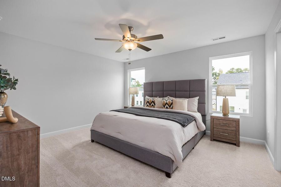 Furnished interior view inside a new home in Gregory Village, Lillington (Image 17).