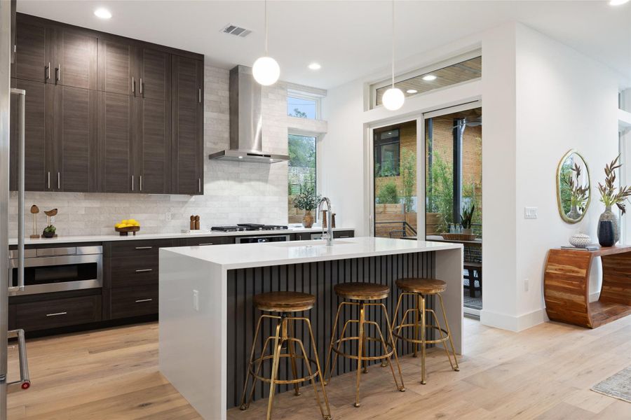 Furnished interior view inside a new home in , Austin (Image 26).