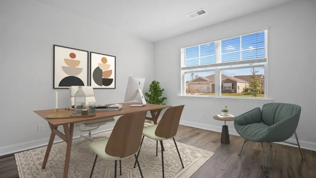 Furnished interior view inside a new home in The Retreat at East Argent, Ridgeland (Image 22).