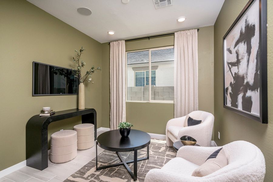 Representative furnished interior of a home built from the Grand by Risewell Homes in Bentridge, Buckeye (Image 9).