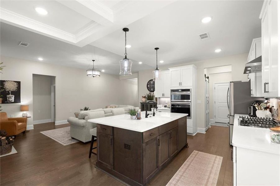 Furnished interior view inside a new home in , Woodstock (Image 18).
