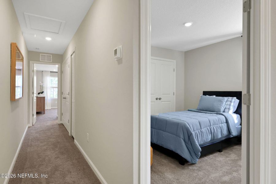 Furnished interior view inside a new home in , Jacksonville (Image 31).