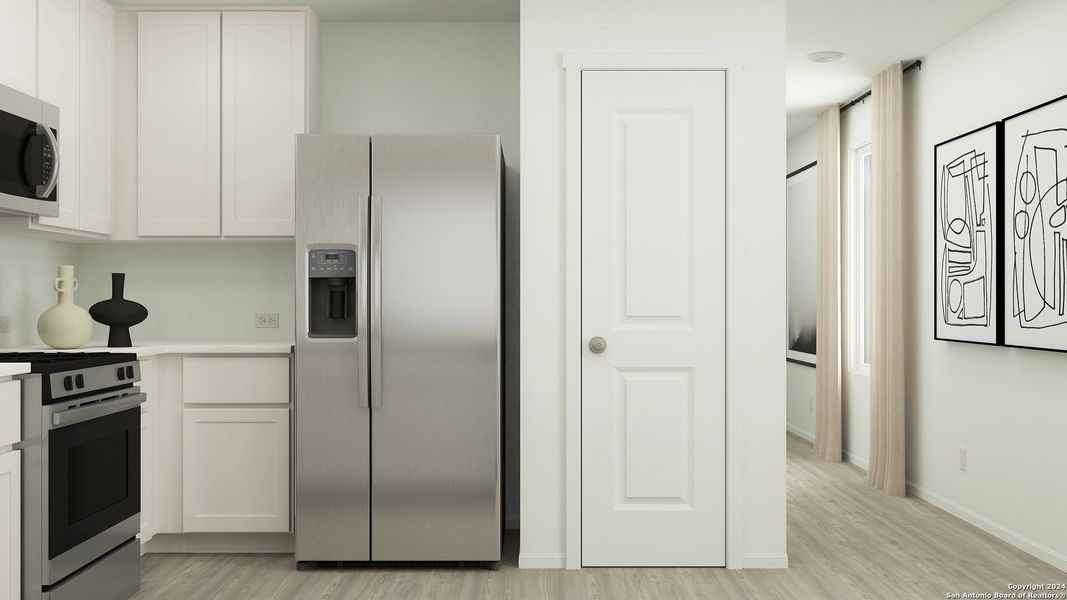Furnished interior view inside a new home in Ruby Crossing, San Antonio (Image 2). Furnished interior view inside a new home in Ruby Crossing, San Antonio (Image 2).