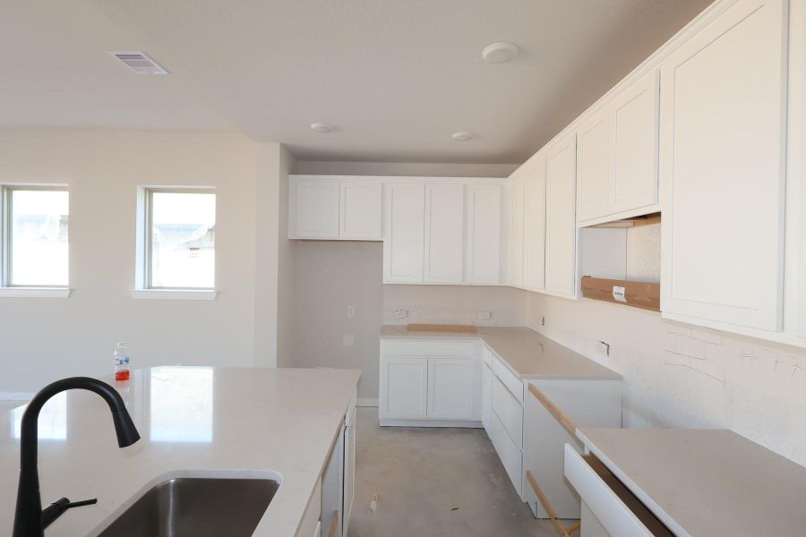 In-progress construction of a new home in Escondido 50' Homesites, Magnolia, TX (Image 7).