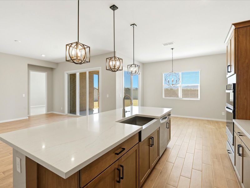 Furnished interior view inside a new home in Abel Ranch Signature Series, Goodyear (Image 5).