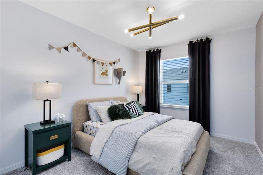 Furnished interior view inside a new home in The Cove at Nona Sound, Orlando (Image 21). Furnished interior view inside a new home in The Cove at Nona Sound, Orlando (Image 21).