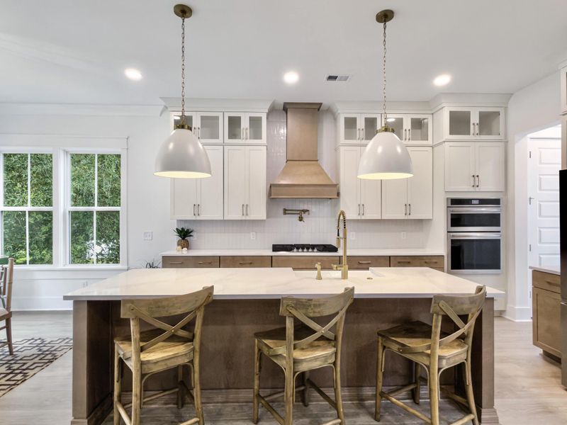 Furnished interior view inside a new home in Overlook at Copahee Sound, Awendaw (Image 36).