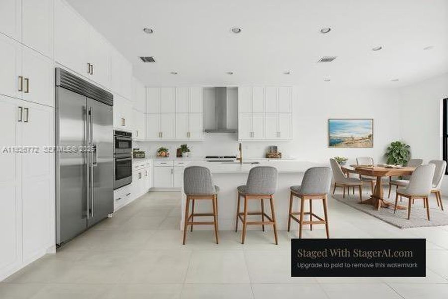 Furnished interior view inside a new home in Lotus Edge, Boca Raton (Image 9). Furnished interior view inside a new home in Lotus Edge, Boca Raton (Image 9).