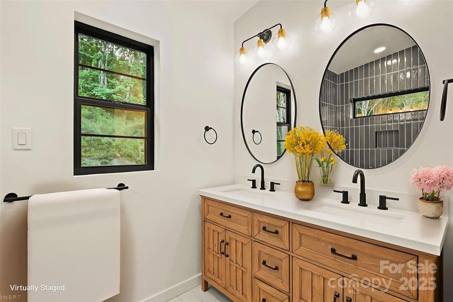 Furnished interior view inside a new home in , Seven Devils (Image 13).