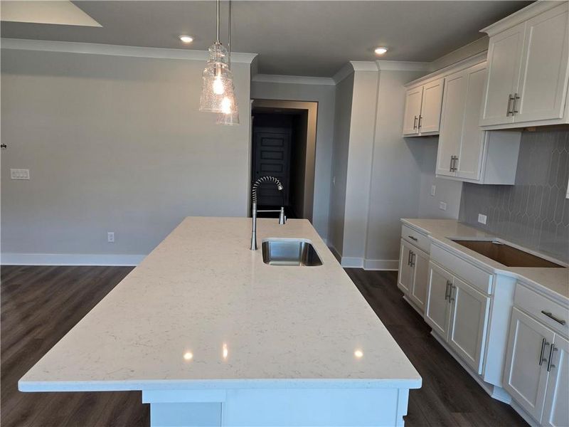 Furnished interior view inside a new home in Pinecrest Ridge, Dacula (Image 6).