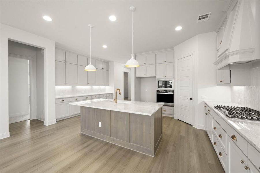 Furnished interior view inside a new home in BridgeWater - Phase 1, Midlothian (Image 12).