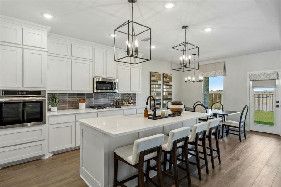 Furnished interior view inside a new home in Westside Preserve, Midlothian (Image 27).