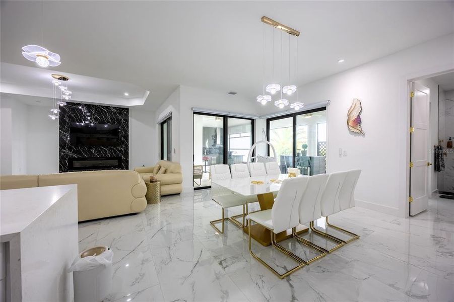 Furnished interior view inside a new home in , Lehigh Acres (Image 52).