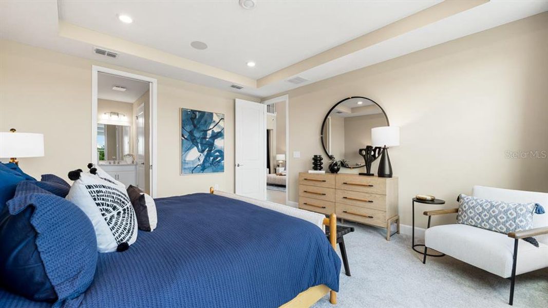 Furnished interior view inside a new home in Indigo Creek, Apollo Beach (Image 24).