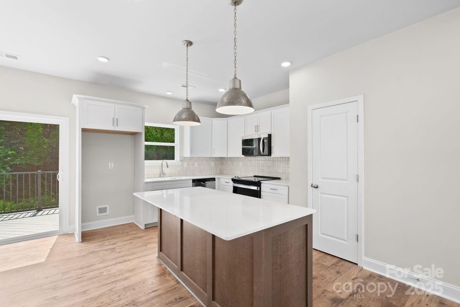 Furnished interior view inside a new home in , Asheville (Image 8).