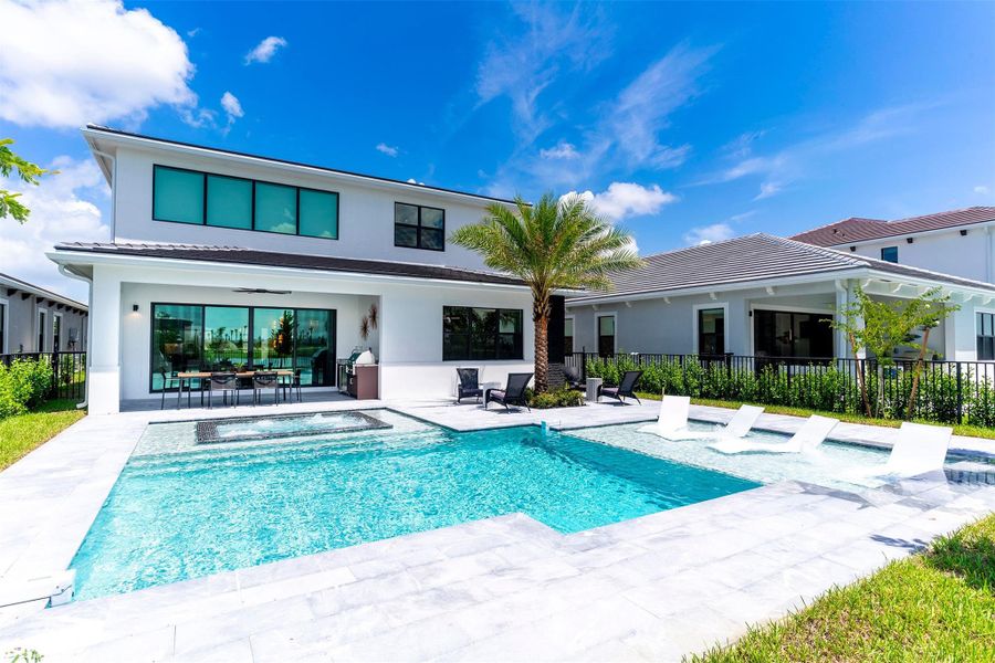 Exterior details and patio area of a home in , Palm Beach Gardens (Image 28). Exterior details and patio area of a home in , Palm Beach Gardens (Image 28).