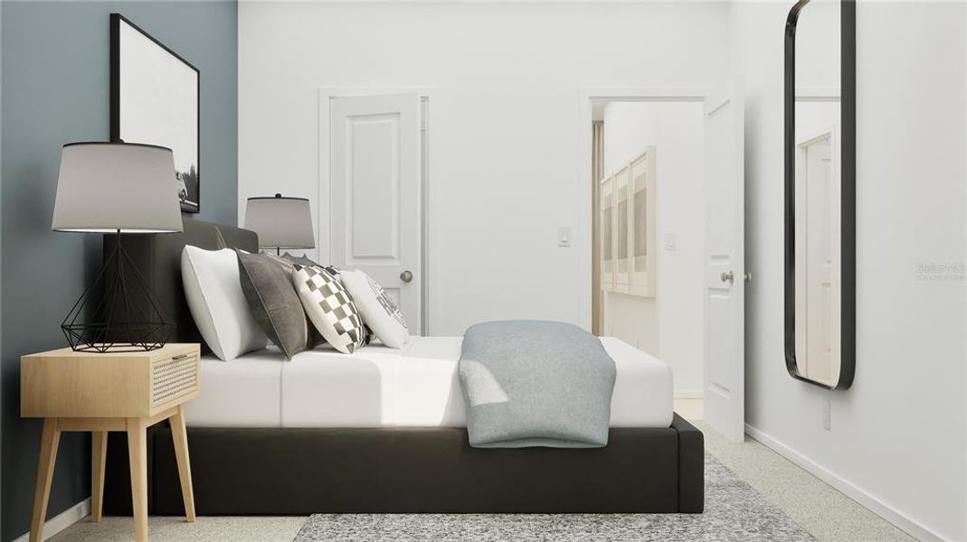 Furnished interior view inside a new home in Wellness Ridge, Clermont (Image 20).