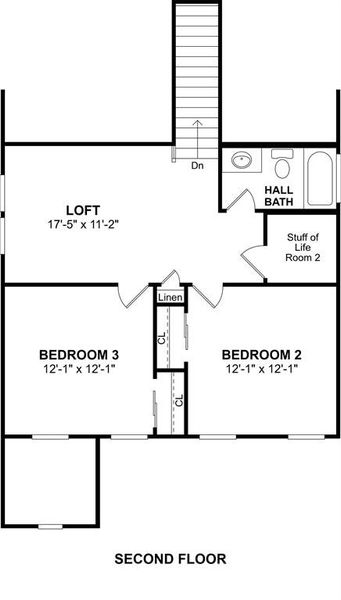 2D floor plan layout of this home in Heath Golf & Yacht Villas, Heath, TX (Image 4).