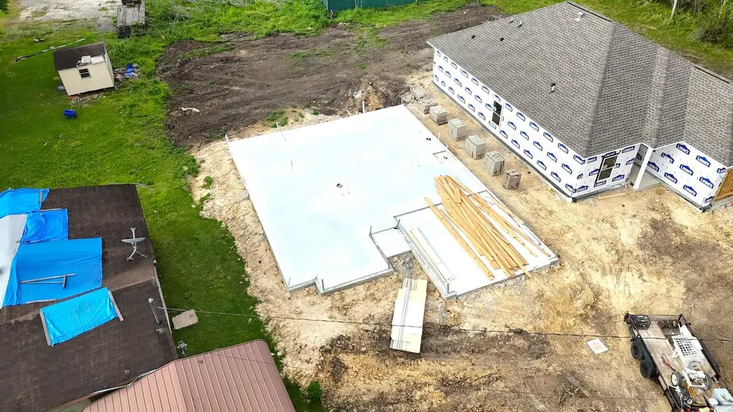 In-progress construction of a new home in , Beaumont, TX (Image 4).