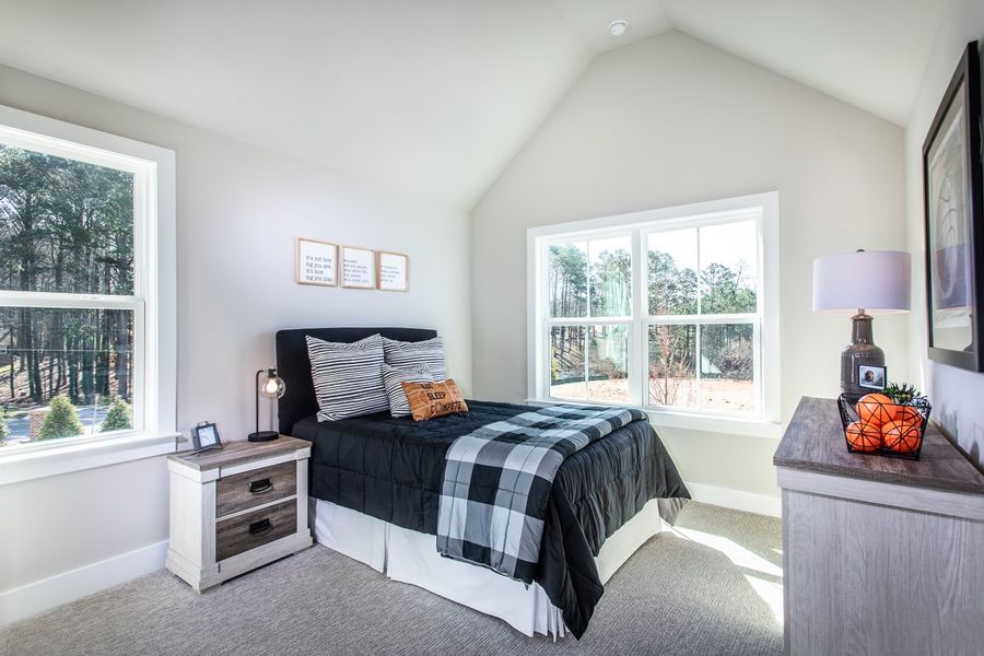Representative furnished interior of a home built from the Shelby by Beazer Homes in The Paddocks at Doc Hughes, Buford (Image 11).