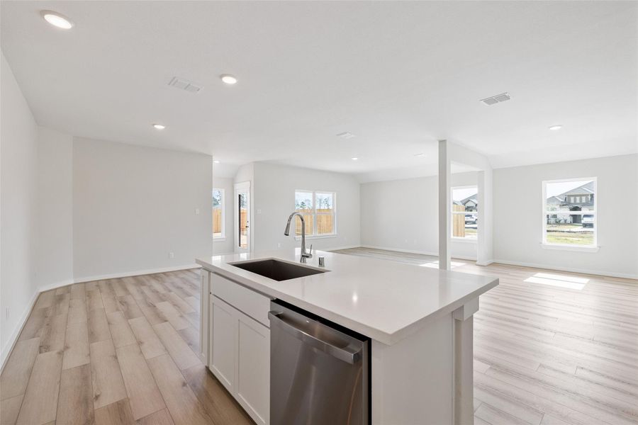 Furnished interior view inside a new home in Cielo, Conroe (Image 5). Furnished interior view inside a new home in Cielo, Conroe (Image 5).