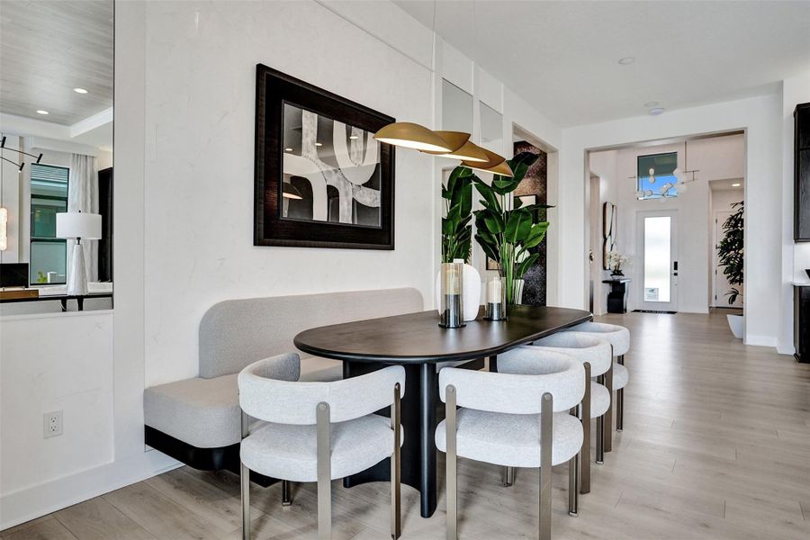 Furnished interior view inside a new home in Esprit at Avenir, Palm Beach Gardens (Image 35).