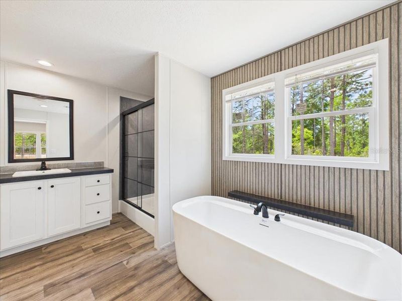 Furnished interior view inside a new home in , Hawthorne (Image 12).