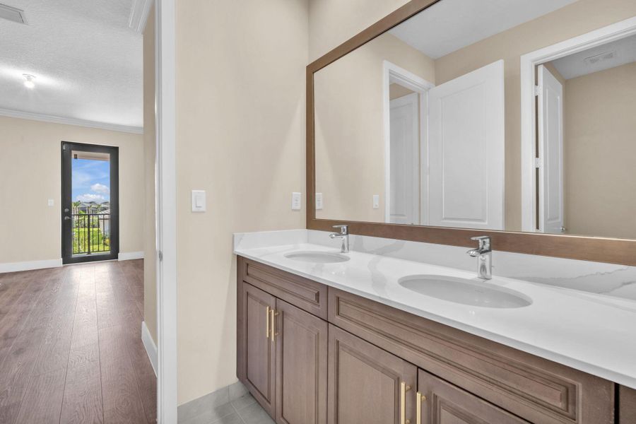 Furnished interior view inside a new home in , Ave Maria (Image 39).