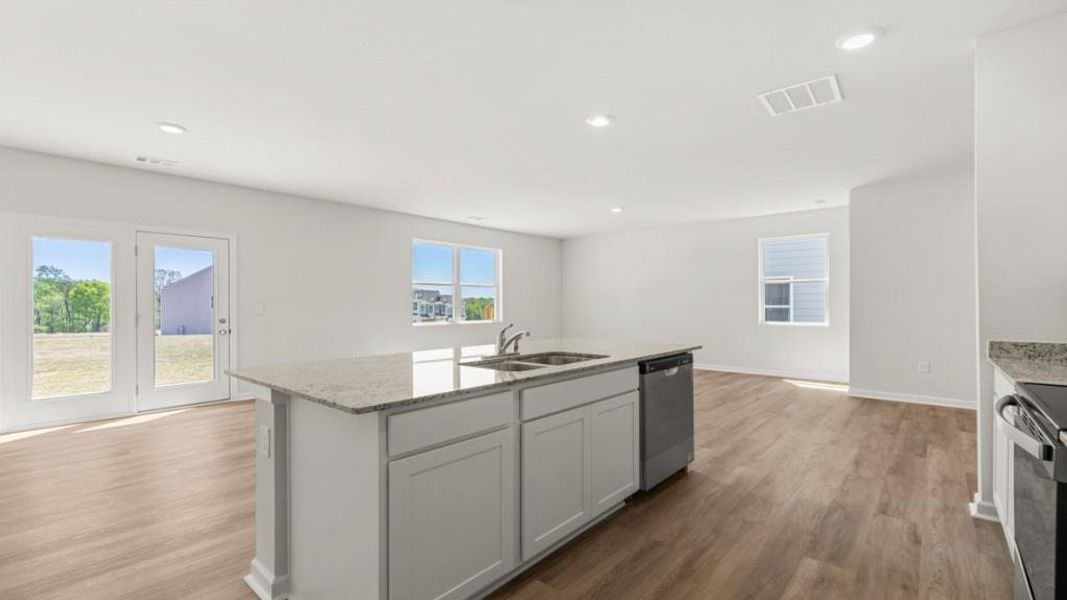 Furnished interior view inside a new home in Aurora Creek, Dallas (Image 10).