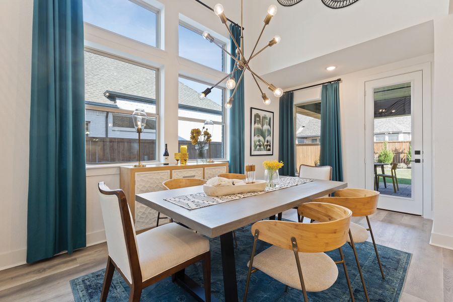 Furnished interior view inside a new home in Sandbrock Ranch, Aubrey (Image 5).