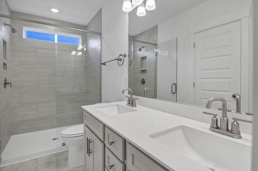 Furnished interior view inside a new home in Lake Carolina Townhomes, Columbia (Image 15).