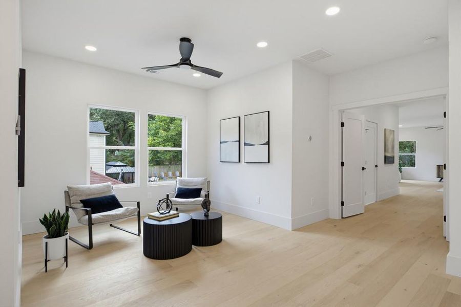 Furnished interior view inside a new home in , Atlanta (Image 39).