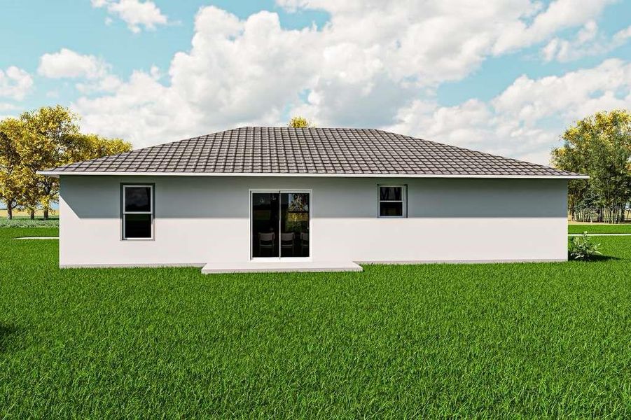 Exterior details and patio area of a home in , Dunnellon (Image 3).