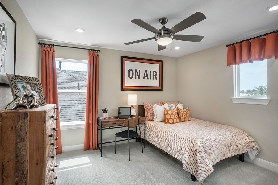 Representative furnished interior of a home built from the Carmine by Taylor Morrison in 6 Creeks 55s, Kyle (Image 13).