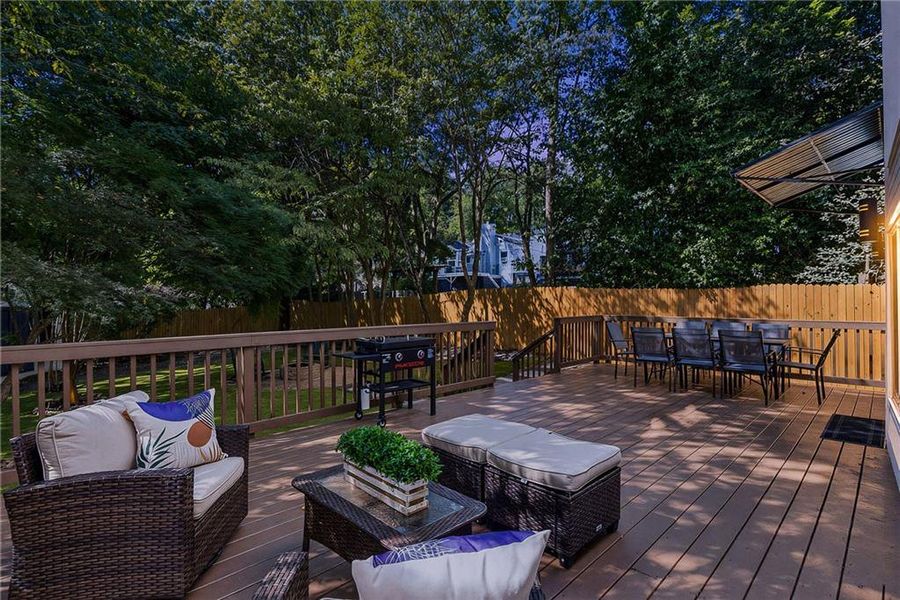 Exterior details and patio area of a home in , Atlanta (Image 27).