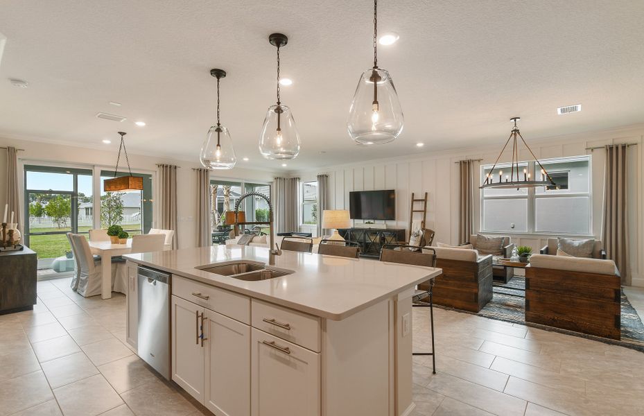 Kitchen Overlooking Gathering Room