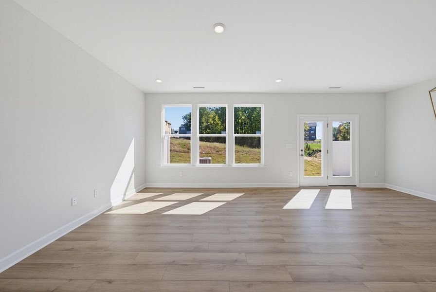 Spacious, unfurnished interior of a new home in Sweetbrier, Durham (Image 16). Spacious, unfurnished interior of a new home in Sweetbrier, Durham (Image 16).