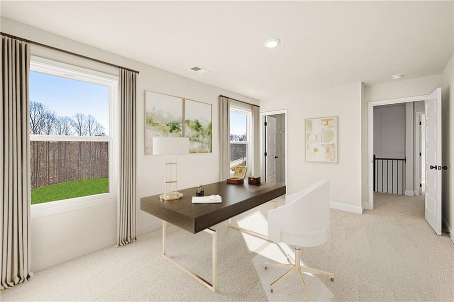Furnished interior view inside a new home in Salacoa, Calhoun (Image 6).